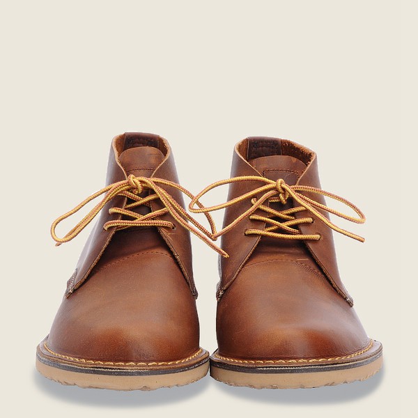 Chaussures Red Wing Heritage - Weekender - Chukkar Rough & Tough Cuir - Marron - Homme 915SJQHED